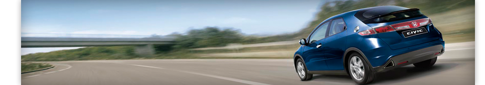 Das Bild zeigt ein Fahrzeug der Marke Honda