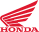 Das Bild zeigt das Motorrad-Emblem der Marke Honda