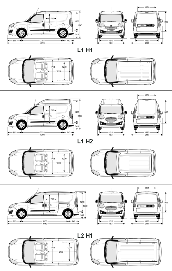 Autohaus Schaible Neu Wulmstorf Opel Neuwagen Abmessungen Abmessungen Fur Den Opel Combo Kastenwagen