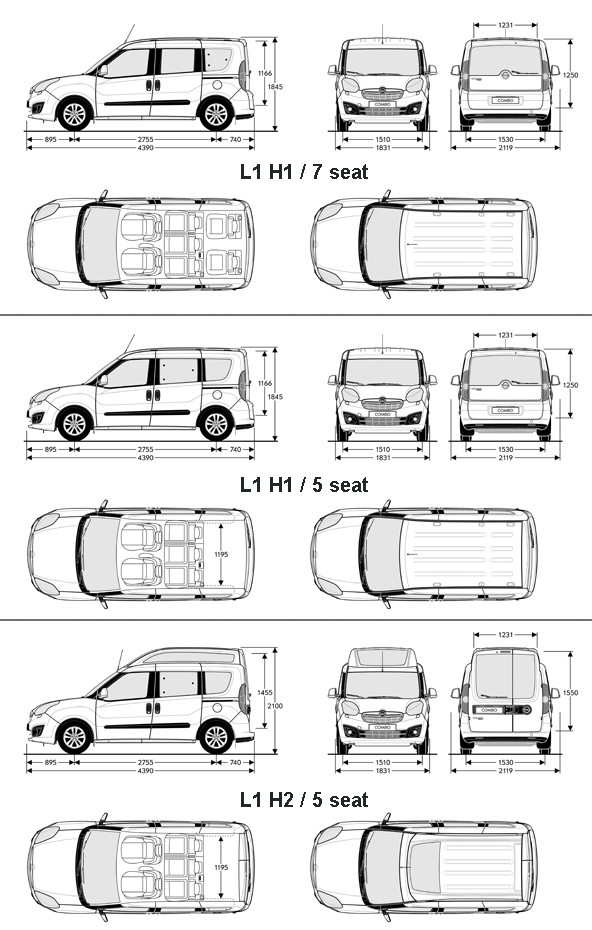 Autohaus Schaible Neu Wulmstorf Opel Neuwagen Abmessungen Abmessungen Fur Den Opel Combo Combi