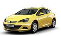 Das Bild zeigt den Opel Astra GTC. Es ist gleichzeitig eine Schaltfläche.