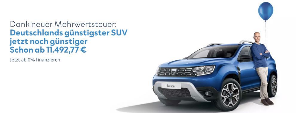 Autohaus Wernicke Dacia Aktionen