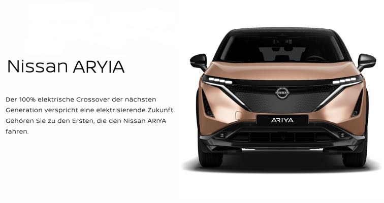 Der neue Nissan Ariya