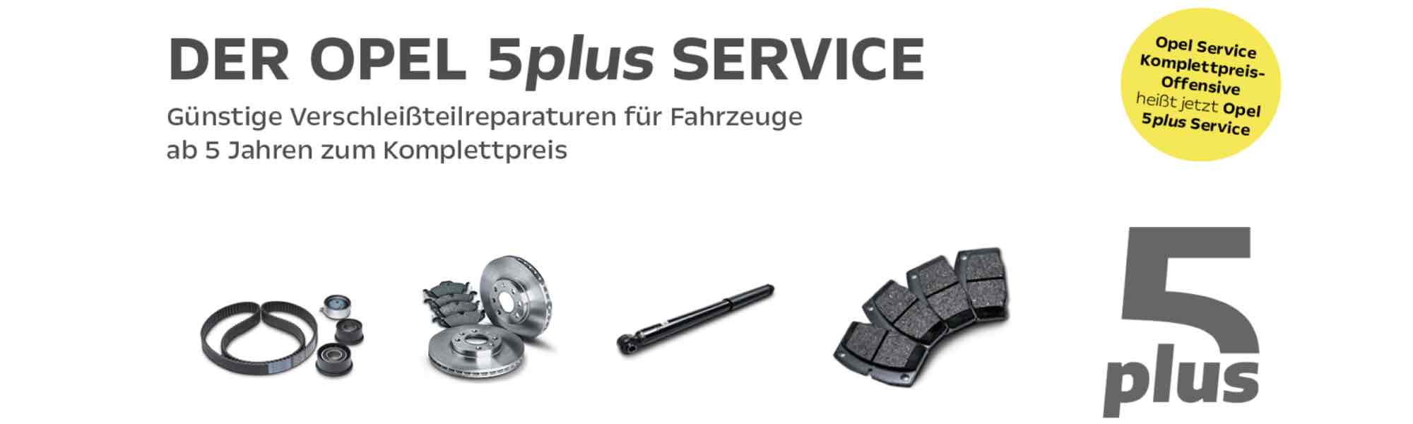 Der Opel 5plus Service