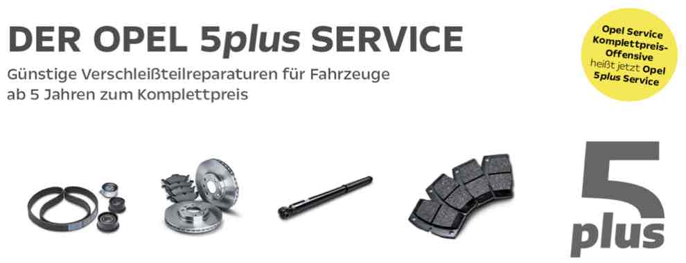 Der Opel 5plus Service