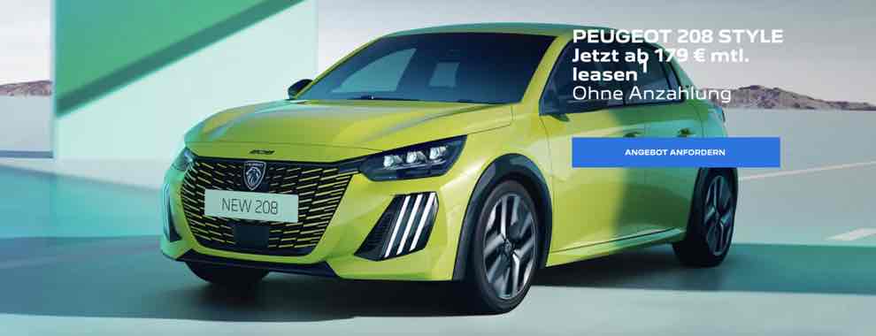 Leasing-Angebot