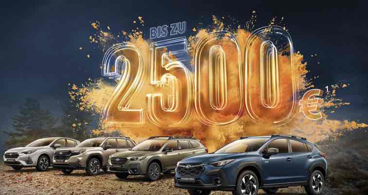 Subaru Modelle zu attraktiven Konditionen