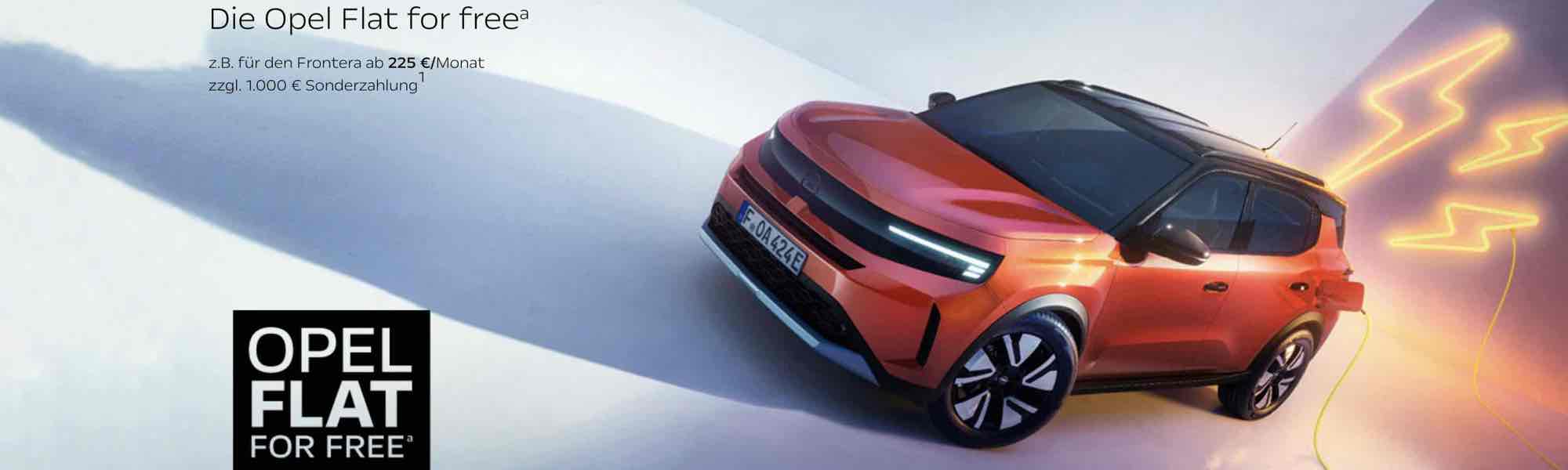 Die Opel Flat for free