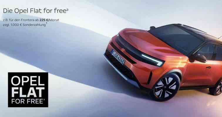 Die Opel Flat for free