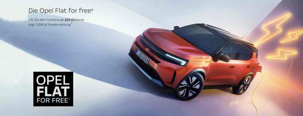 Die Opel Flat for free