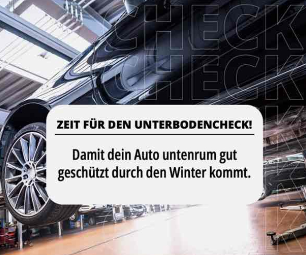 Zeit für den Unterboden-Check