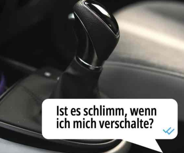 Ist es schlimm, wenn ich mich verschalte?
