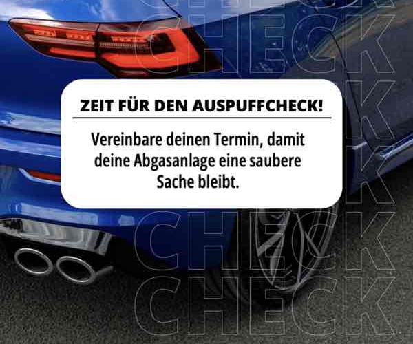 Braucht dein Auspuff einen Check?