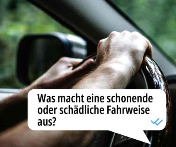 Fahrstil beeinflusst Verbrauch und Verschleiß