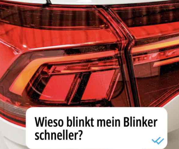 Schnelles Klickgeräusch am Blinker?