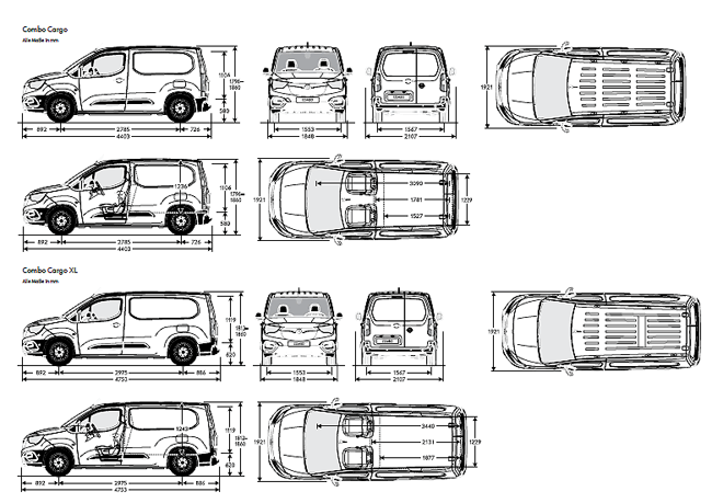 Opel Combo XL als Neuwagen 